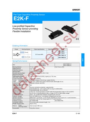 E2K-F10MC1 datasheet  